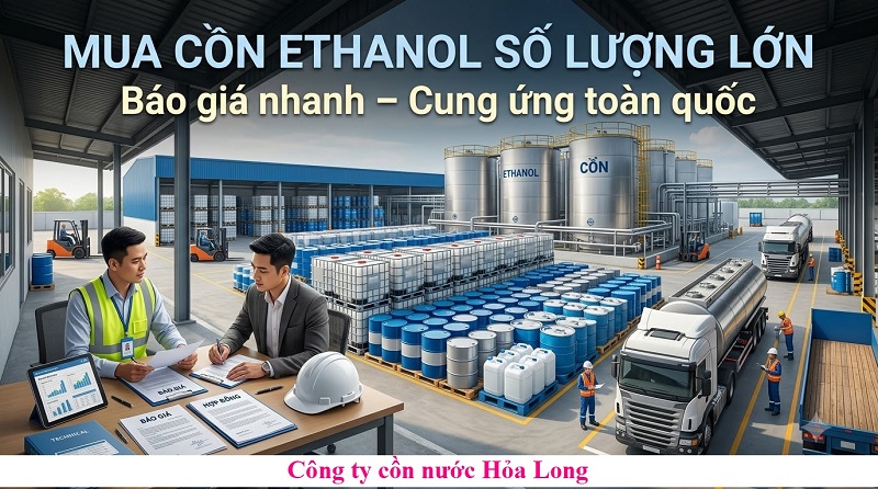 Nhà Cung Cấp Cồn Ethanol Toàn Quốc – Giải Pháp Cung Ứng Cho Doanh Nghiệp